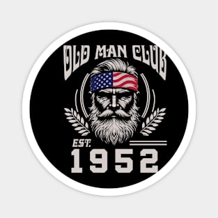 Old Man Club EST 1952 Magnet